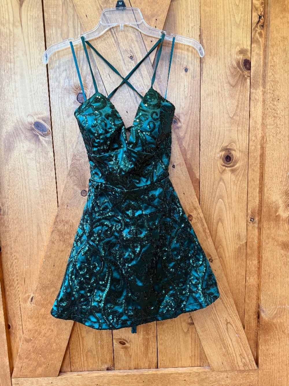 Windsor XS Green Sequin Homecoming Dress – New Never Worn